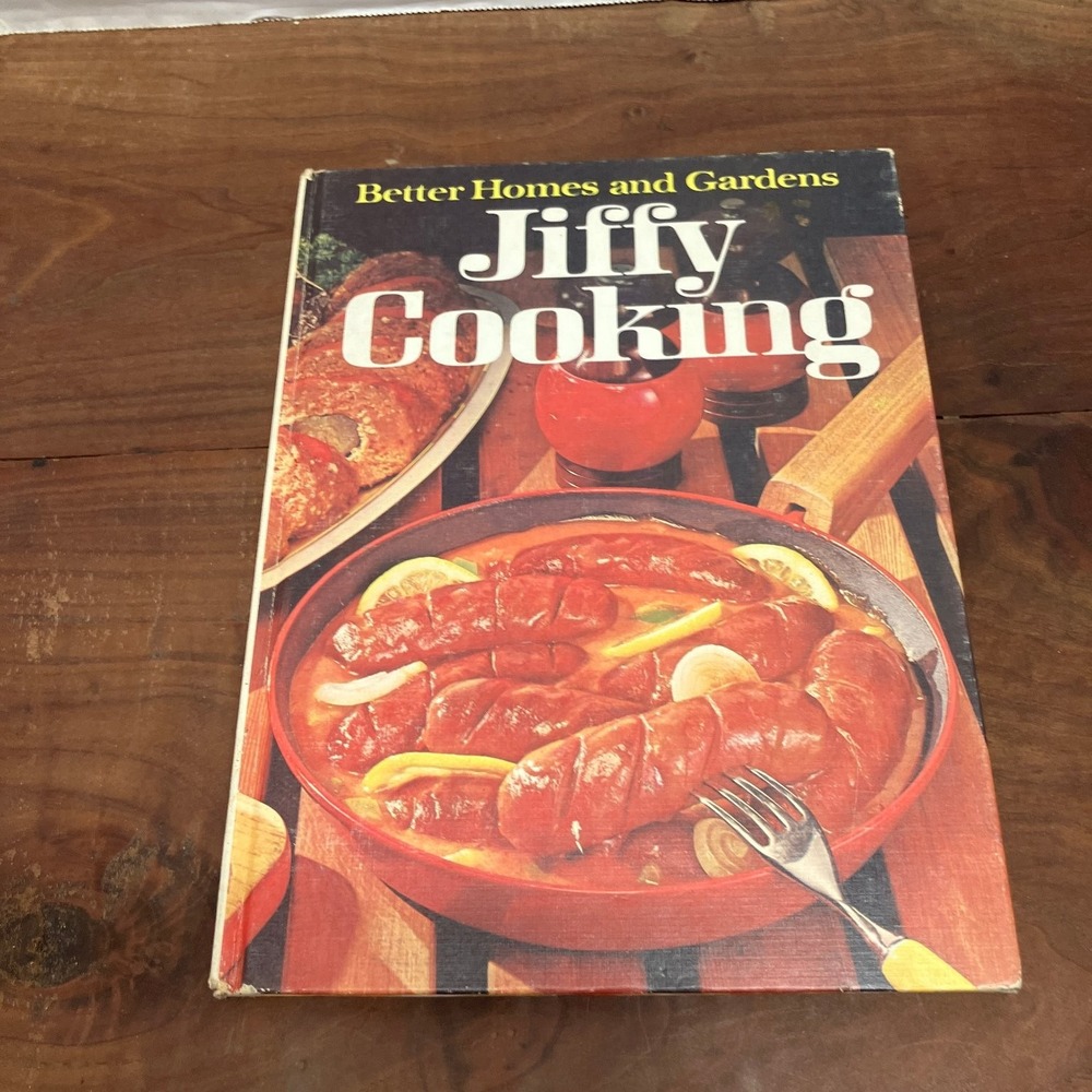 Jiffy Cooking Better Homes Gardens 1968 First Printing Vintage Cookbook Recipes